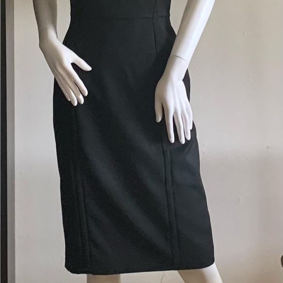 NWT Boden wool blend black mid shift dress - Picture 5 of 8
